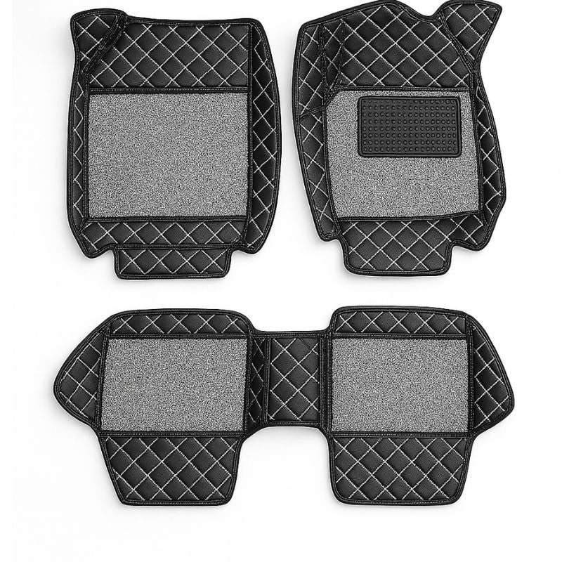AutoRepute Signature 7D Luxury Car Mats – Precision Fit for Maruti Suzuki Baleno, Fronx, Brezza, Swift, Dzire, Grand Vitara, WagonR, Victoris & more choose your car model