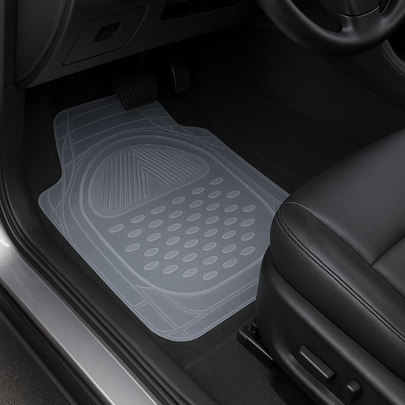 Autorepute All Vehicle Fit Autorepute All Vehicle Fit Beige Rubber Car Mats – More Than 80% Floor Coverage Rubber Car Mats – More Than 80% Floor Coverage