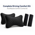 AutoRepute Complete Comfort Kit – 1 Neck Pillows + 2 Seatbelt Cushions
