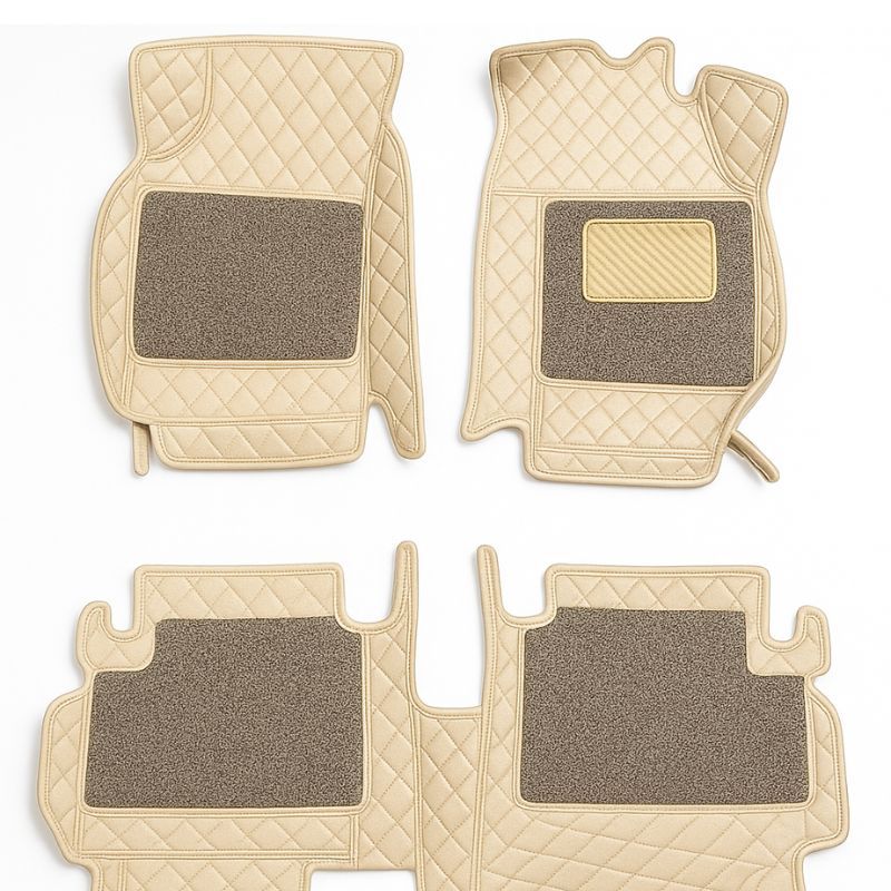 AutoRepute Signature 7D Luxury Car Mats – Precision Fit for Maruti Suzuki Baleno, Fronx, Brezza, Swift, Dzire, Grand Vitara, WagonR, Victoris & more choose your car model