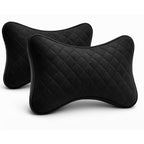 Autorepute Premium Memory Foam Car Neck Pillow – Ergonomic Headrest Cushion for Comfortable Driving (Universal Fit)