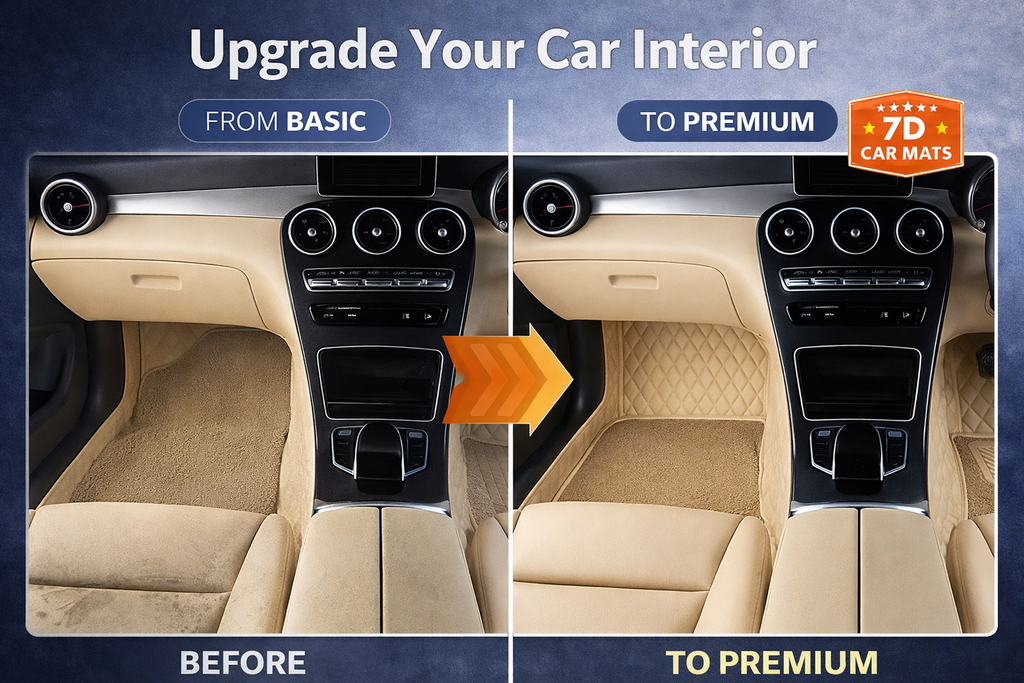 AutoRepute Signature 7D Luxury Car Mats – Precision Fit for Skoda ( Kushaq, Kylaq, Slavia, Kodiaq, Octavia and Superb, Choose Your Car Model)