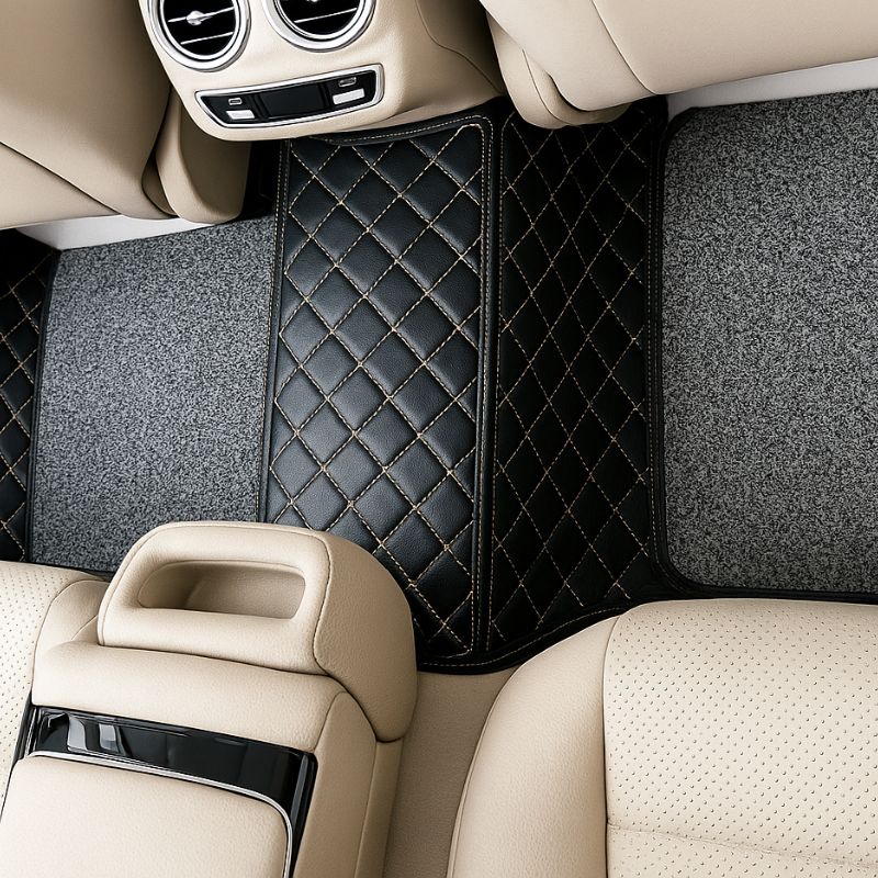 AutoRepute Signature 7D Luxury Car Mats – Precision Fit for Maruti Suzuki Baleno, Fronx, Brezza, Swift, Dzire, Grand Vitara, WagonR, Victoris & more choose your car model