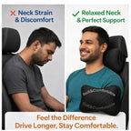AutoRepute Complete Comfort Kit – 1 Neck Pillows + 2 Seatbelt Cushions