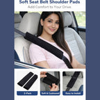 AutoRepute Complete Comfort Kit – 1 Neck Pillows + 2 Seatbelt Cushions