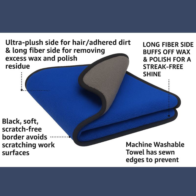 AutoRepute Premium Microfiber Car Cleaning Cloth – Ultra Soft, Scratch-Free & Lint-Free Car Detailing Towel | Highly Absorbent Microfiber Cloth for Car Washing, Drying & Polishing
