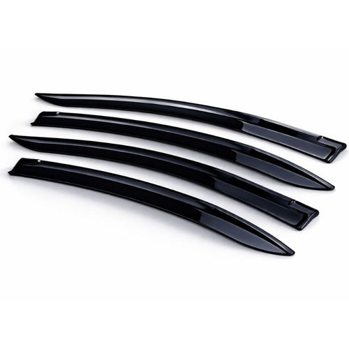 AutoRepute Premium Smoke Black Door Visors – Unbreakable | Rain & UV Protection | Keeps Interior Cool | Enhances Vehicle Look for Toyota (Fortuner, Glanza, Urban Cruiser Hyryder, Innova Hyross, Innova Crysta, Urban Cruiser Taisor & More