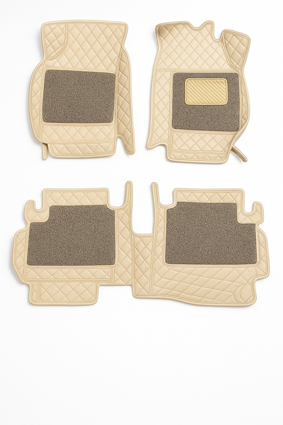 AutoRepute Signature 7D Luxury Car Mats – Precision Fit for Volxwagen (Virtus, Taigun, Polo, Vento, Jetta, Passat, Ameo & More, Choose Your Car Model)