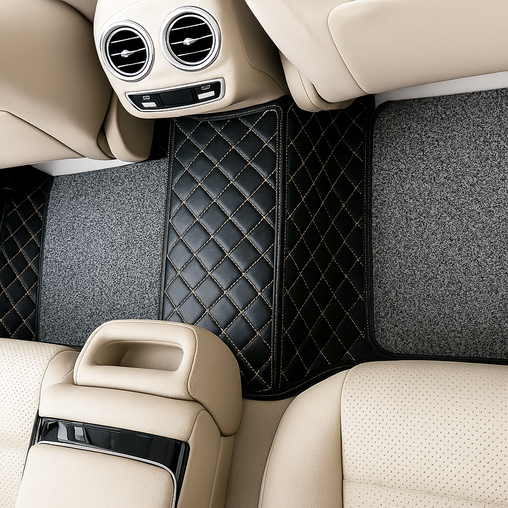 AutoRepute Signature 7D Luxury Car Mats – Precision Fit for Skoda ( Kushaq, Kylaq, Slavia, Kodiaq, Octavia and Superb, Choose Your Car Model)