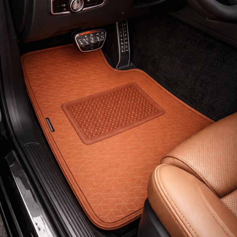 Autorepute All Vehicle Fit Premium Tray Car Mats – More Than 80% Floor Coverage