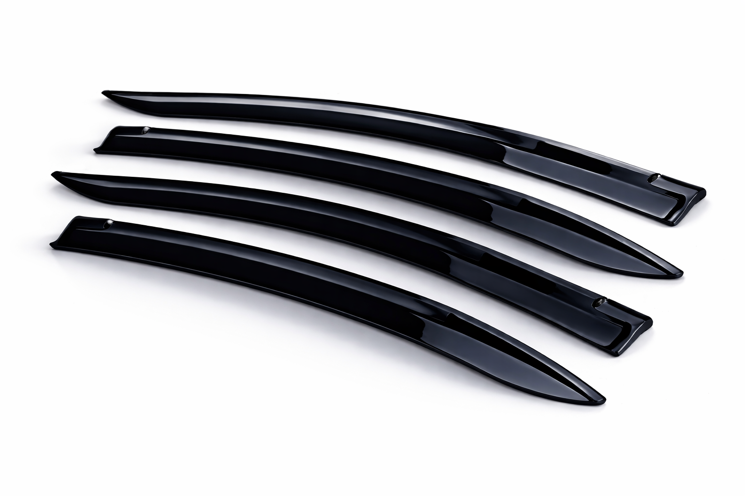 AutoRepute Premium Smoke Black Door Visors – Unbreakable | Rain & UV Protection | Keeps Interior Cool | Enhances Vehicle Look for 
 for Volkswagen (Virtus, Taigun, Polo, Vento, Jetta, Passat, Ameo & More, Choose Your Car Model)