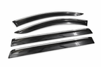 AutoRepute Chrome Line Door Visors – Premium Look | Unbreakable | Rain & UV Protection | Keeps Interior Cool for Hyundai (Venue , Creta, Verna, Exter, Alcazar, grand i10, Aura & more , choose your car model)