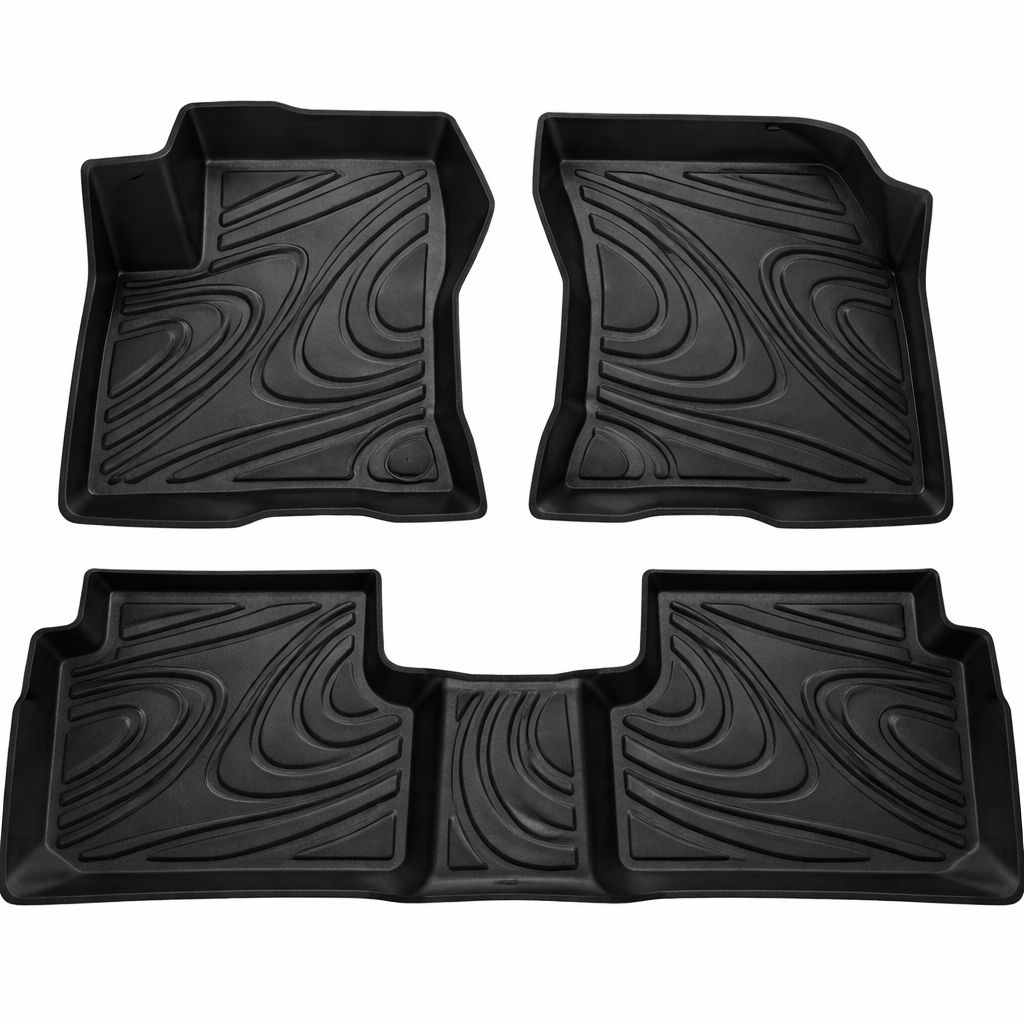 Autorepute 100% Custom Fit TPU Car Floor Mats | Waterproof | Full Coverage Protection for Škoda (Kylaq, Slavia and Kushaq, choose your Car model)