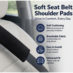 AutoRepute Soft Seat Belt Shoulder Cushion Pads – Ultimate Comfort for Every Drive ( Pack of 2)
