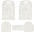 Autorepute All Vehicle Fit Autorepute All Vehicle Fit Beige Rubber Car Mats – More Than 80% Floor Coverage Rubber Car Mats – More Than 80% Floor Coverage
